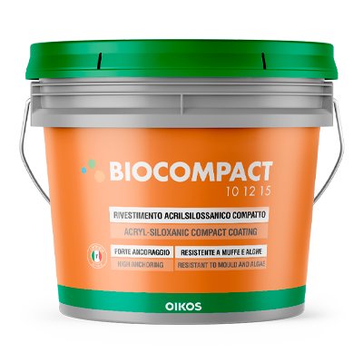 BIOCOMPACT Oikos – Rivestimento Murale Spatolato a Spessore, Resistente e Traspirante