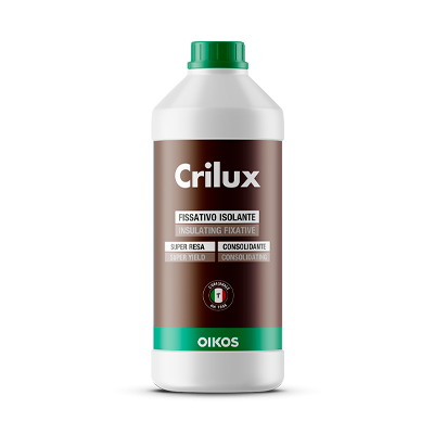 Crilux Oikos – Fissativo Acrilico Trasparente per Interni ad Alta Penetrazione

