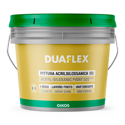 Duaflex Oikos – Pittura Ecologica Riempitiva Flessibile per Interni ed Esterni


